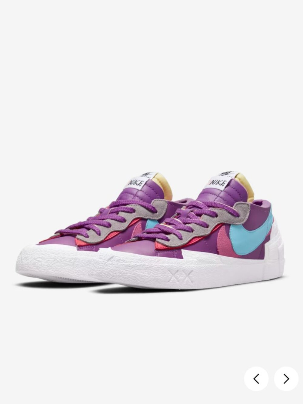 KAWS x Sacai x Nike Blazer Low "Purple Dusk"